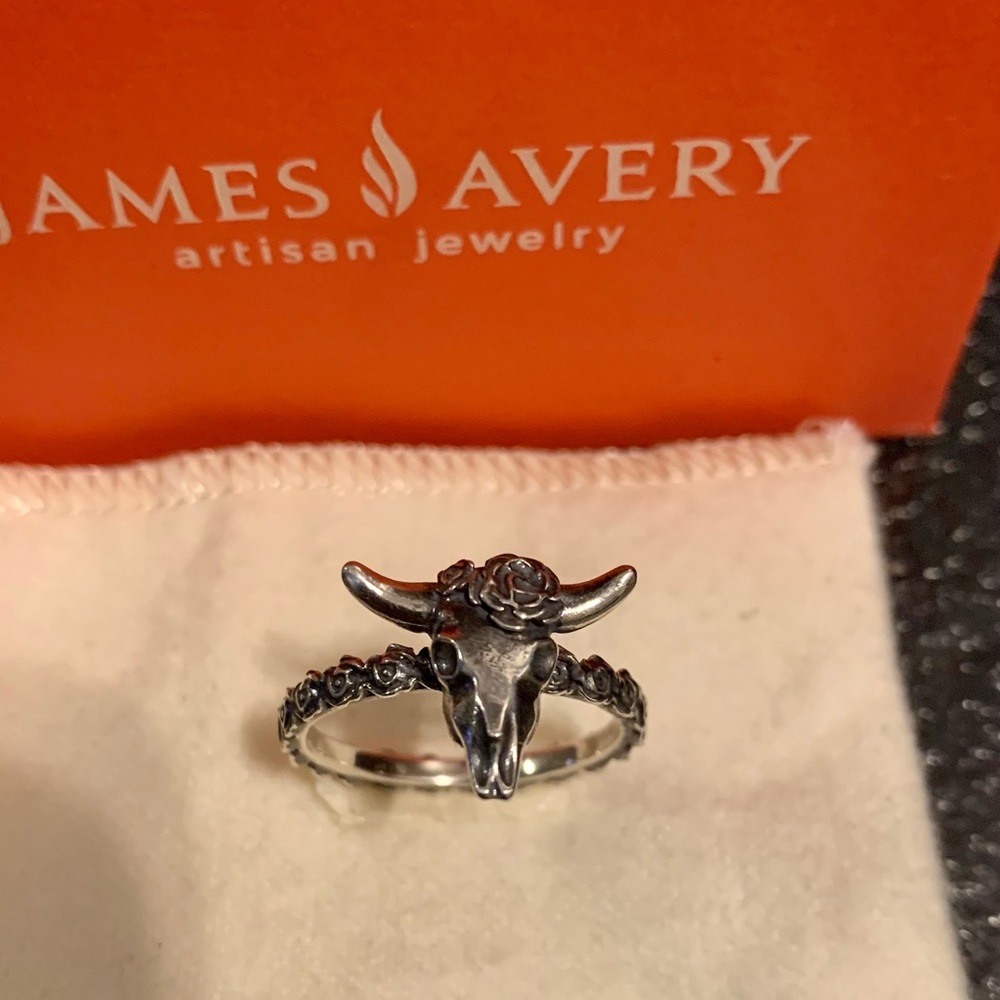🎄James Avery Dessert Rose Ring- Size 10 FIRM🎄